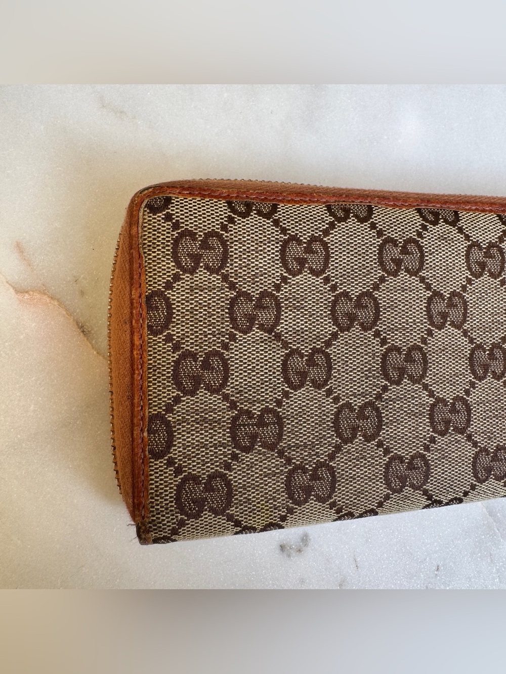 SOLD Gucci GG Canvas Long Zippy Wallet - Picture 8 of 15